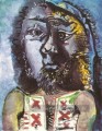 L Man au gilet 1971 cubisme Pablo Picasso